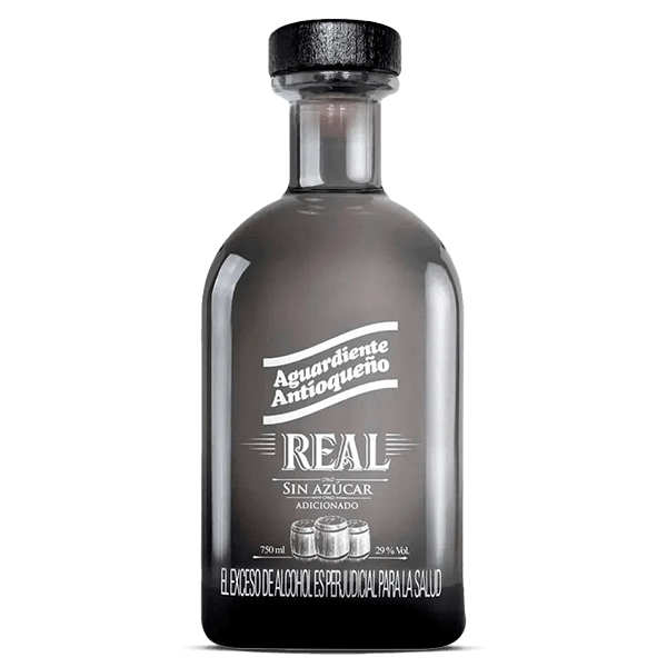 Aguardiente Real Silver Sin Azucar - 1