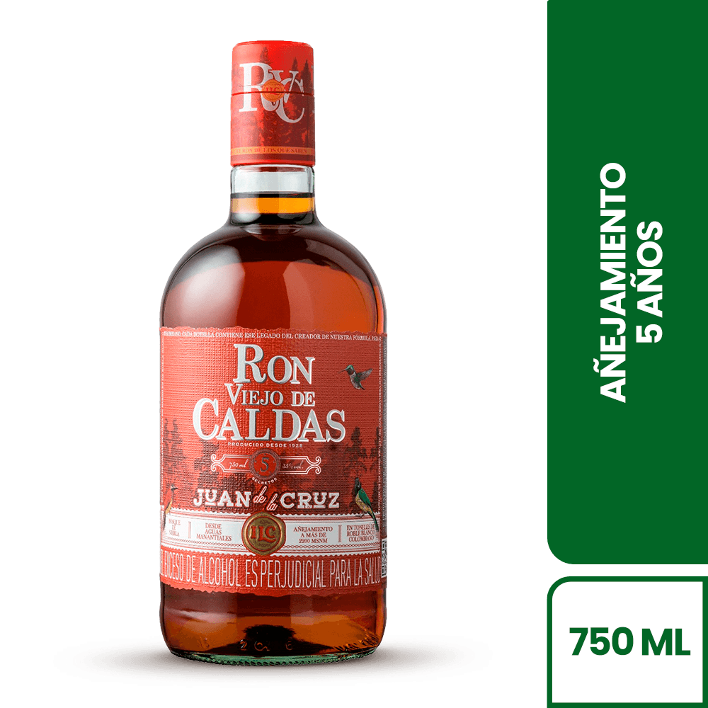 Ron Viejo de Caldas Extraviejo 5 Años - 2