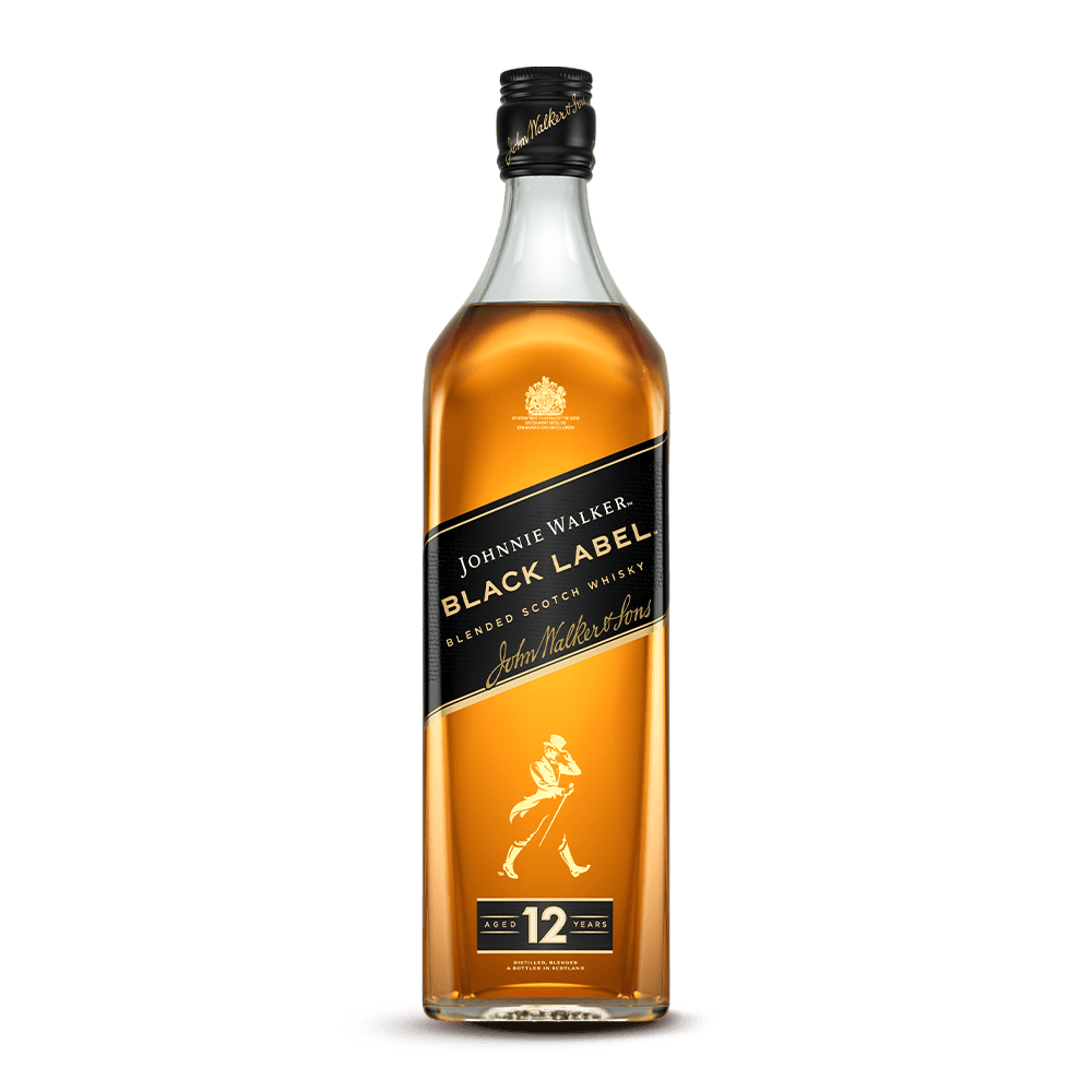 Whisky Johnnie Walker Black Label Blended Litro - 1