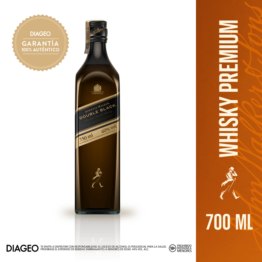 Whisky Johnnie Walker Double Black Label Blended - 2
