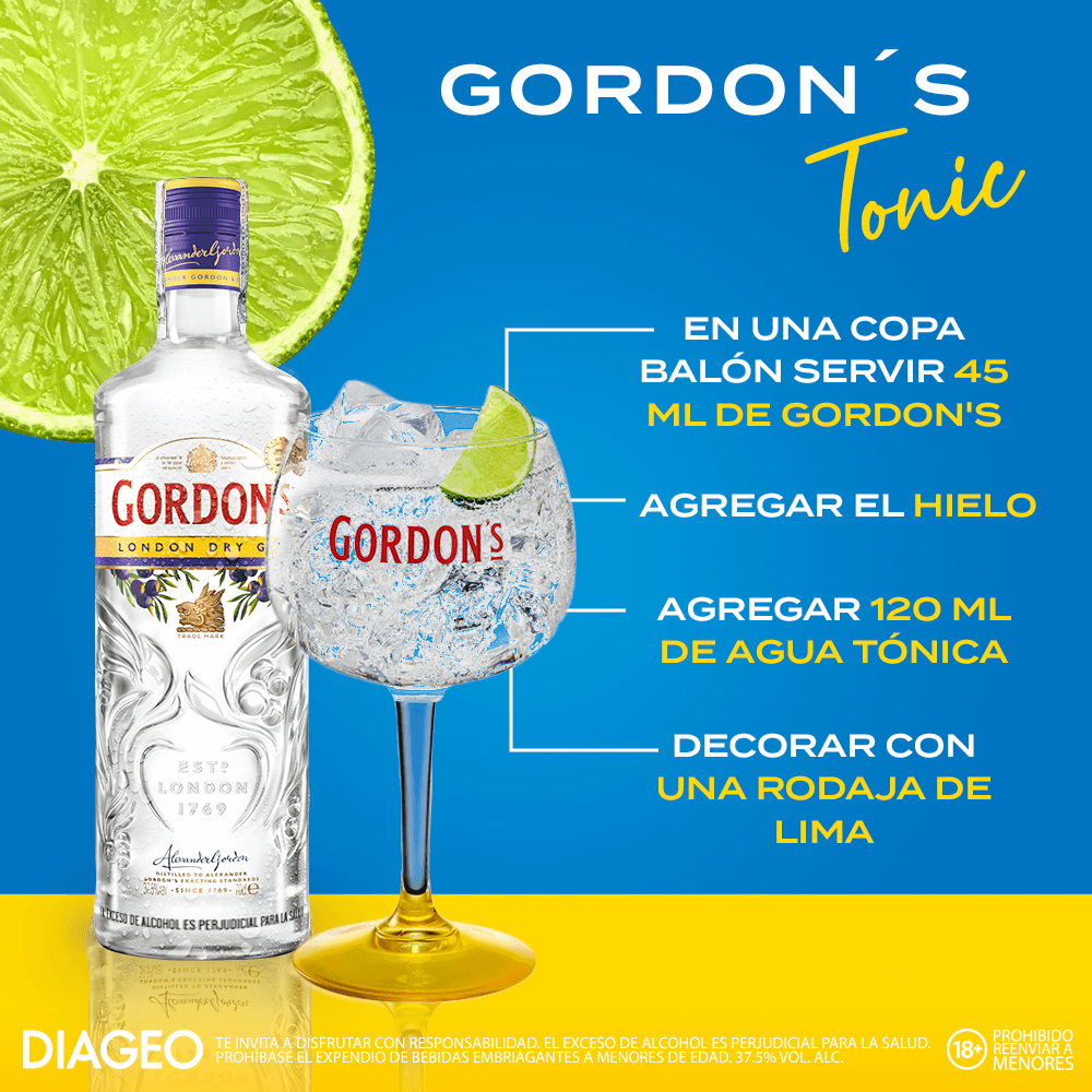 Ginebra Gordons London Dry Gin - 3