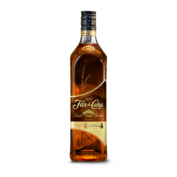 Ron Flor de Caña 4 Años Añejo Oro - 1