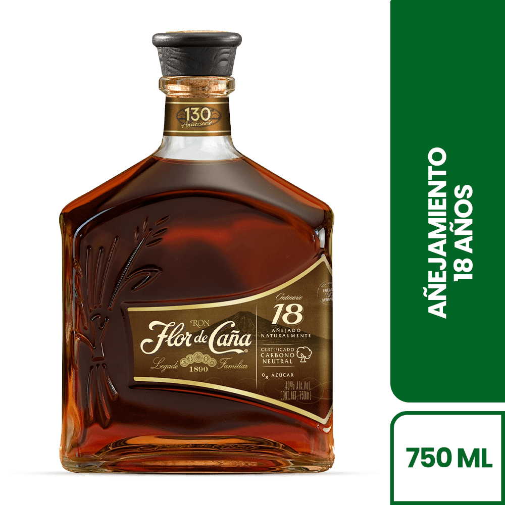 Ron Flor de Caña 18 Años  Centenario - 2