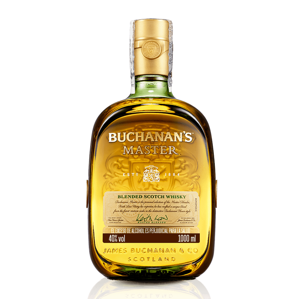 Whisky Buchanans Master Blended Litro Escocés - 1