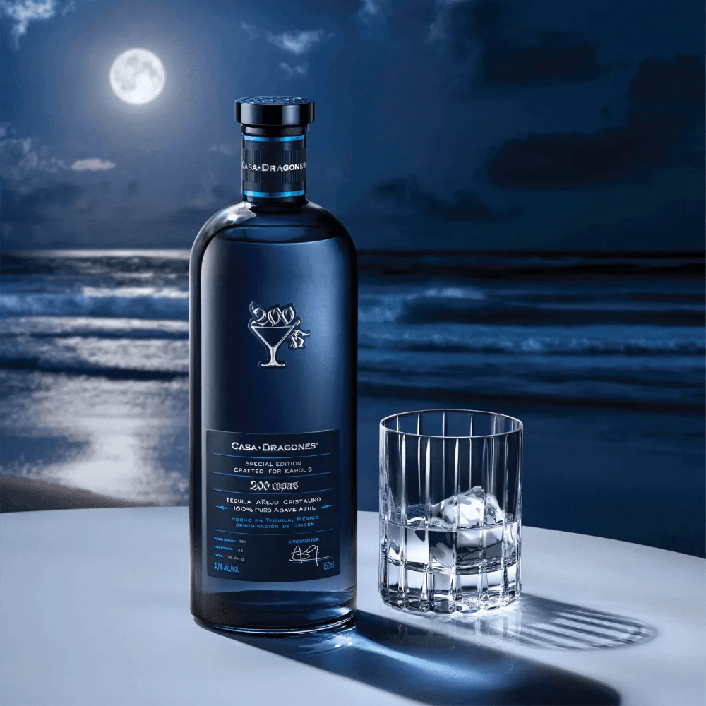 Tequila Casa Dragones 200 Copas Cristalino - 3