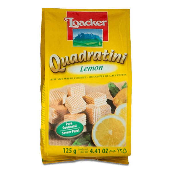 Galleta Loacker Quadratini Limón 125gr - 1