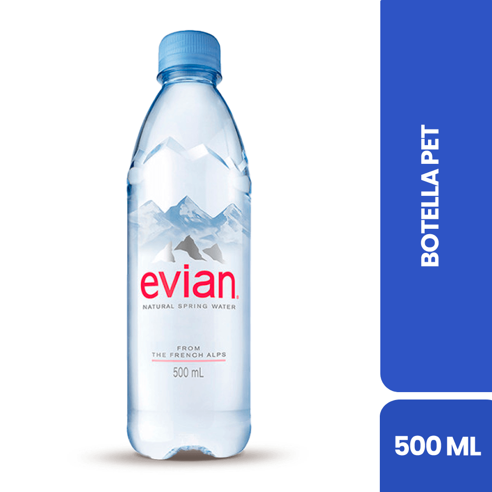 Agua mineral Evian 500ml pet - 2
