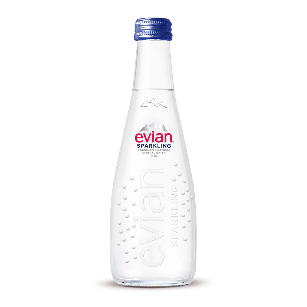 Agua Mineral Evian Sparkling Glass - 1