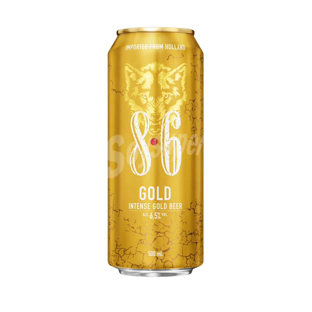 Cerveza 8.6 Gold Lata - 1