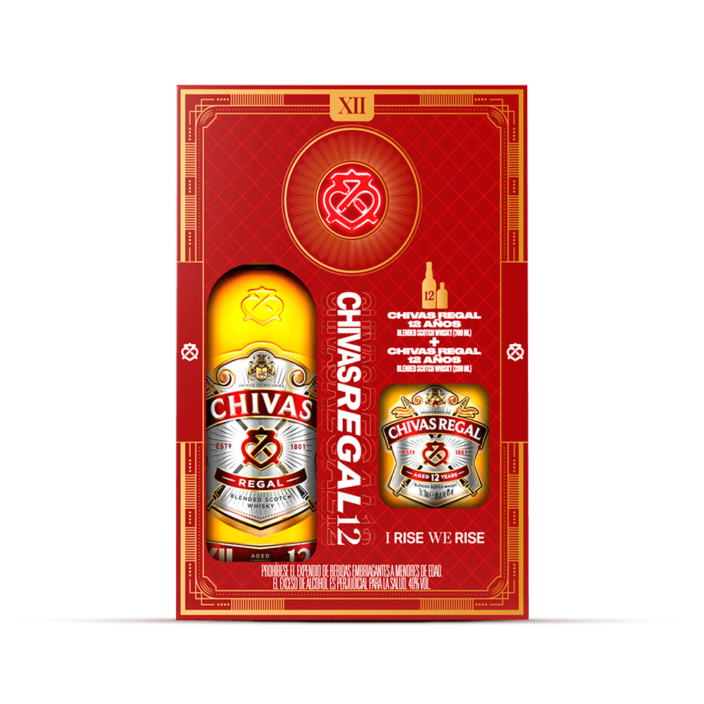 Whisky Chivas 12 Años 700ml + chivas 12 años 200ml - 1