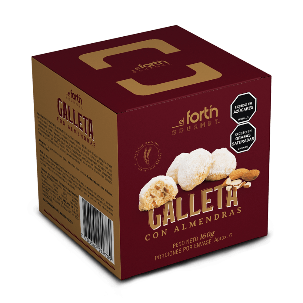 Galleta con Almendra  160 Gr Fortin Gourmet - 1