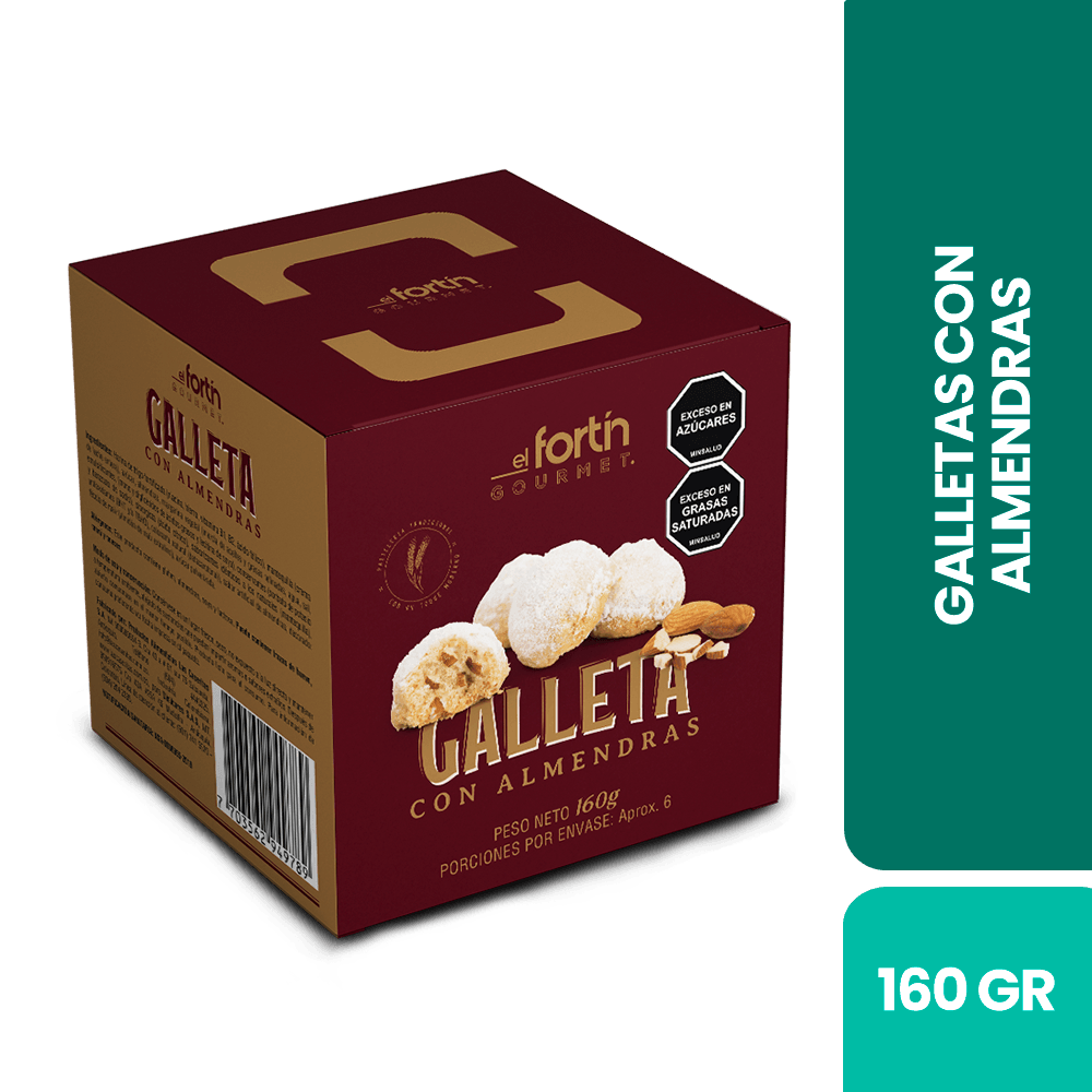 Galleta con Almendra  160 Gr Fortin Gourmet - 2