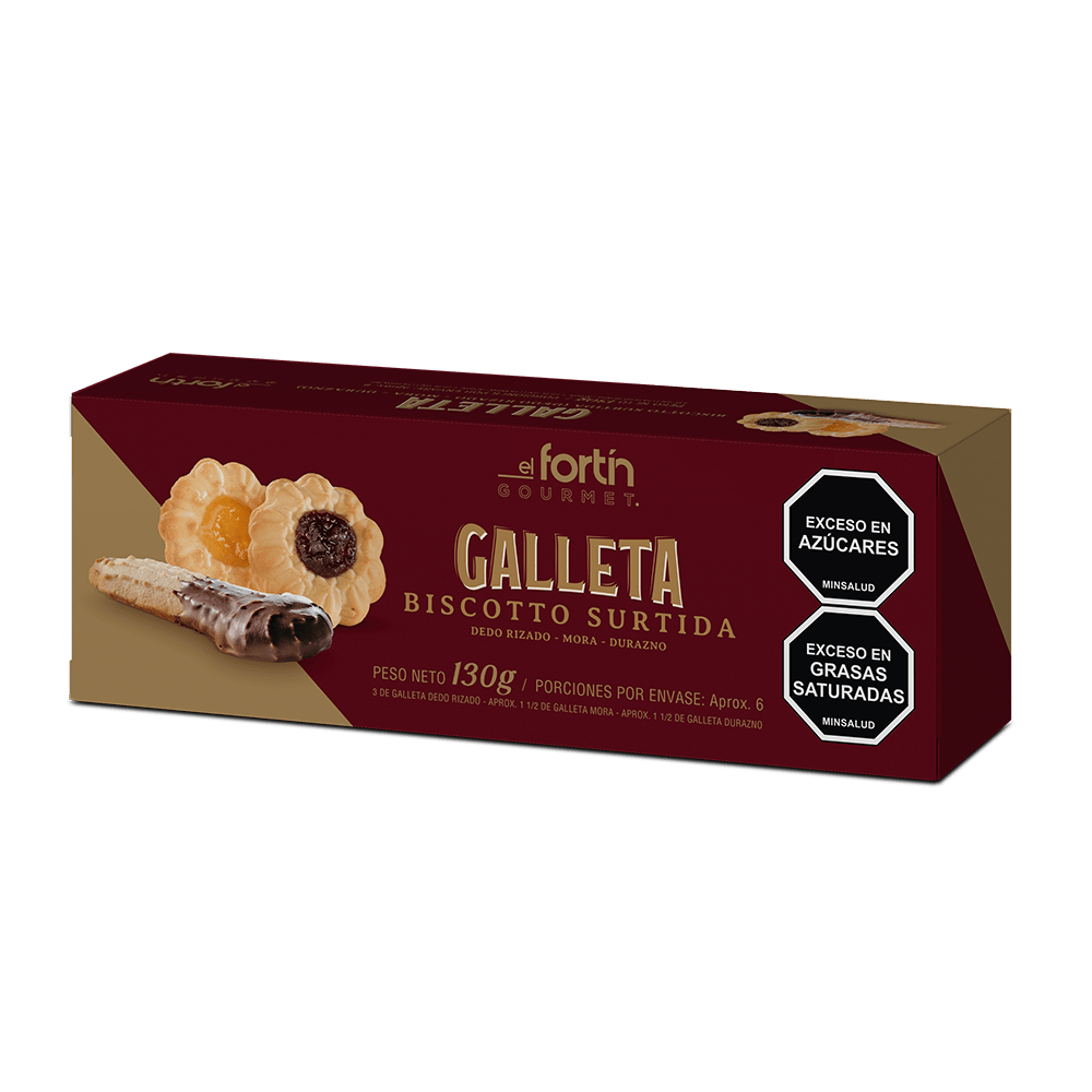 Galleta Biscotto Surtida 130 Gr Fortin Gourmet - 1