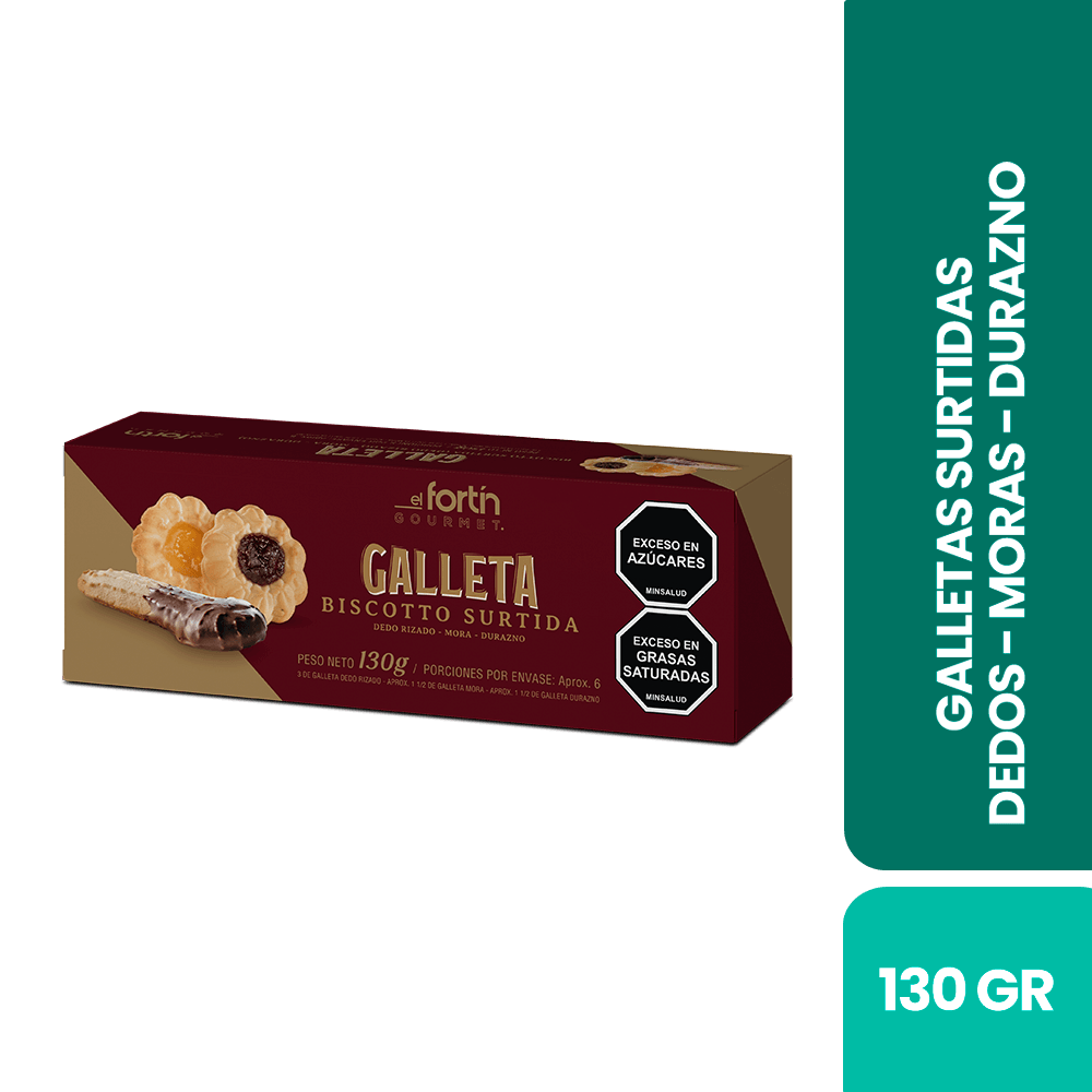 Galleta Biscotto Surtida 130 Gr Fortin Gourmet - 2