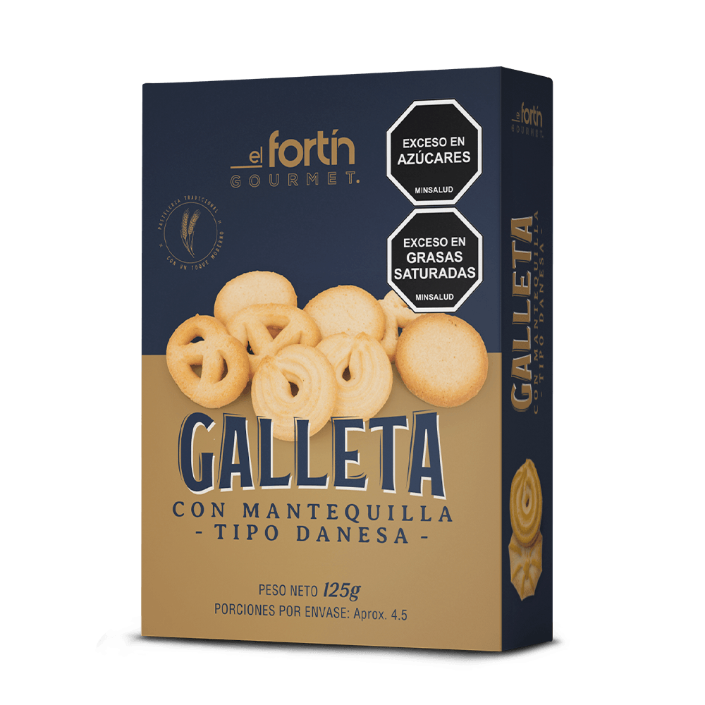 Galleta Tipo Danesa 125 Gr Fortin Gourmet - 1