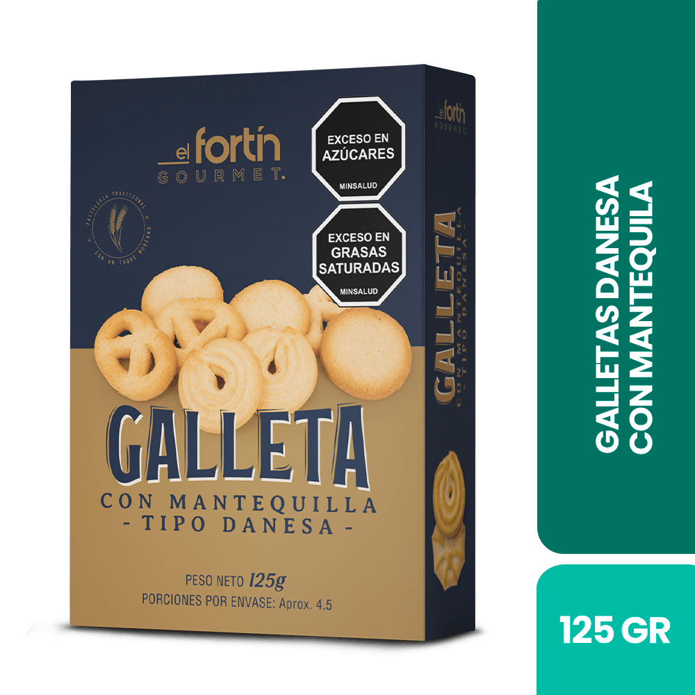 Galleta Tipo Danesa 125 Gr Fortin Gourmet - 2