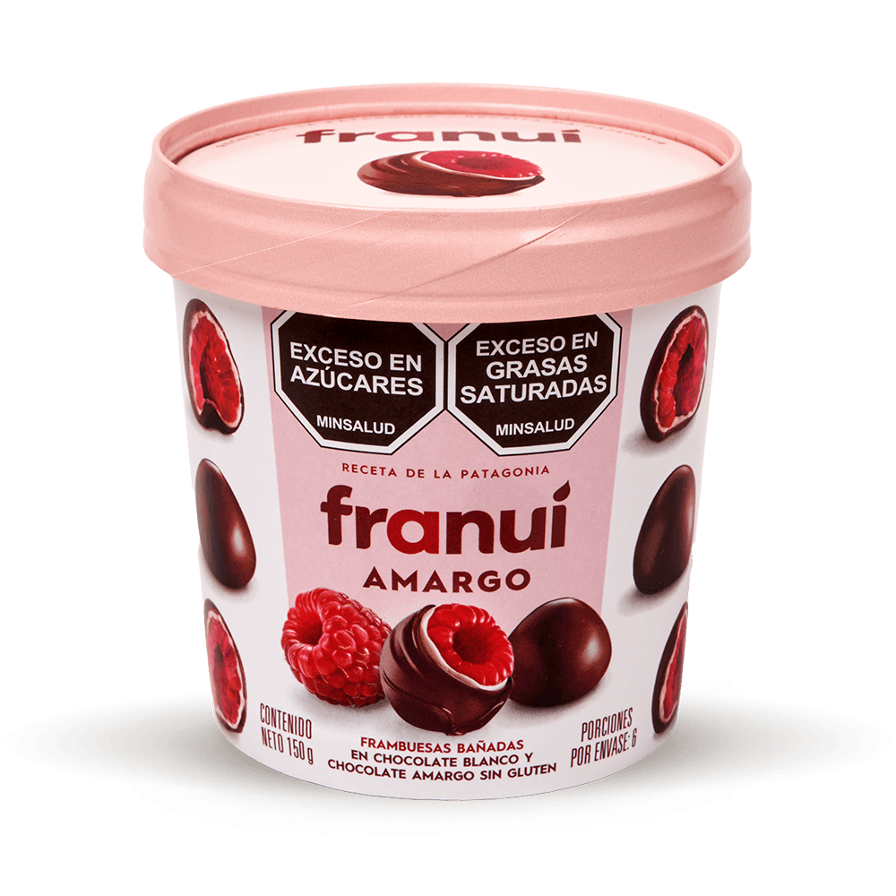 Franui-Frambuesas cubiertas con chocolate amargo y blanco - 1