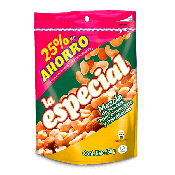 Pasabocas La Especial Mezcla 450gr - 1