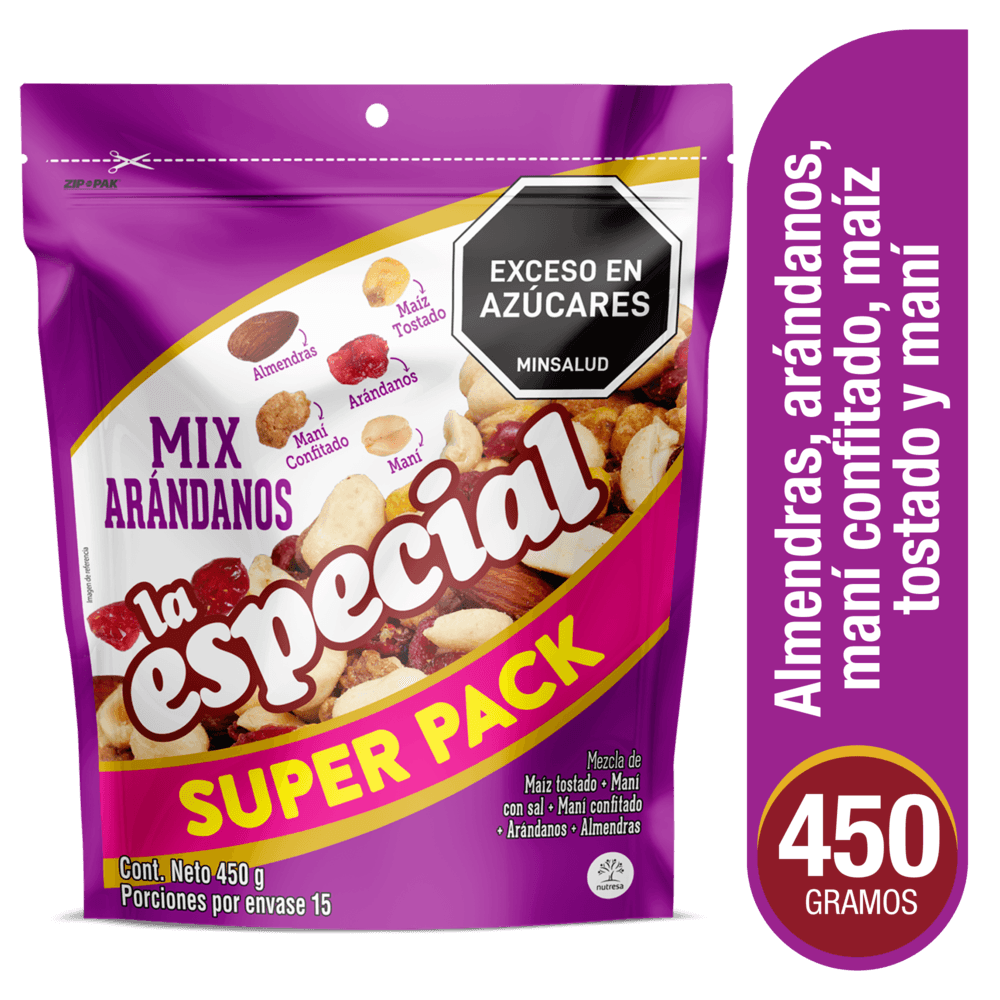 Pasabocas La Especial Mezcla Arandanos 450gr - 1