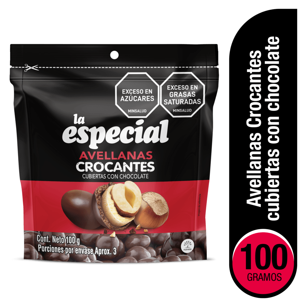 Pasabocas La Especial Avellana Con Chocolate 100gr - 2