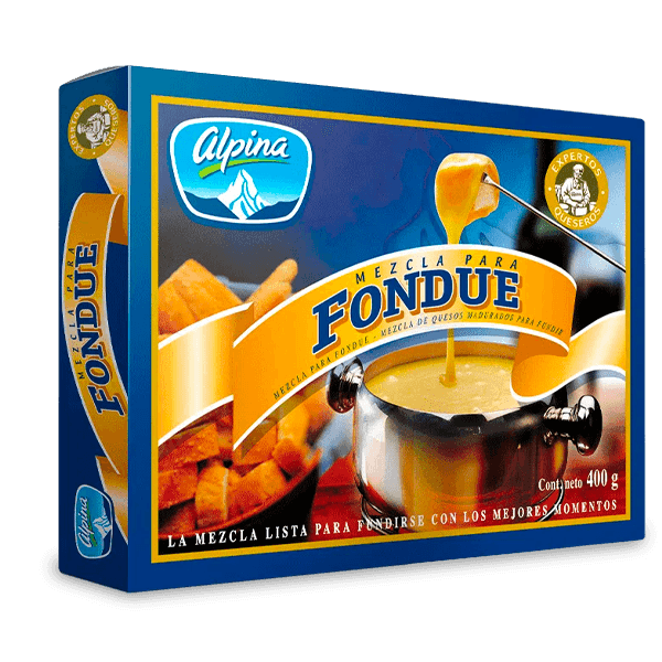 Queso Fondue Alpina Natural X400gr - 1