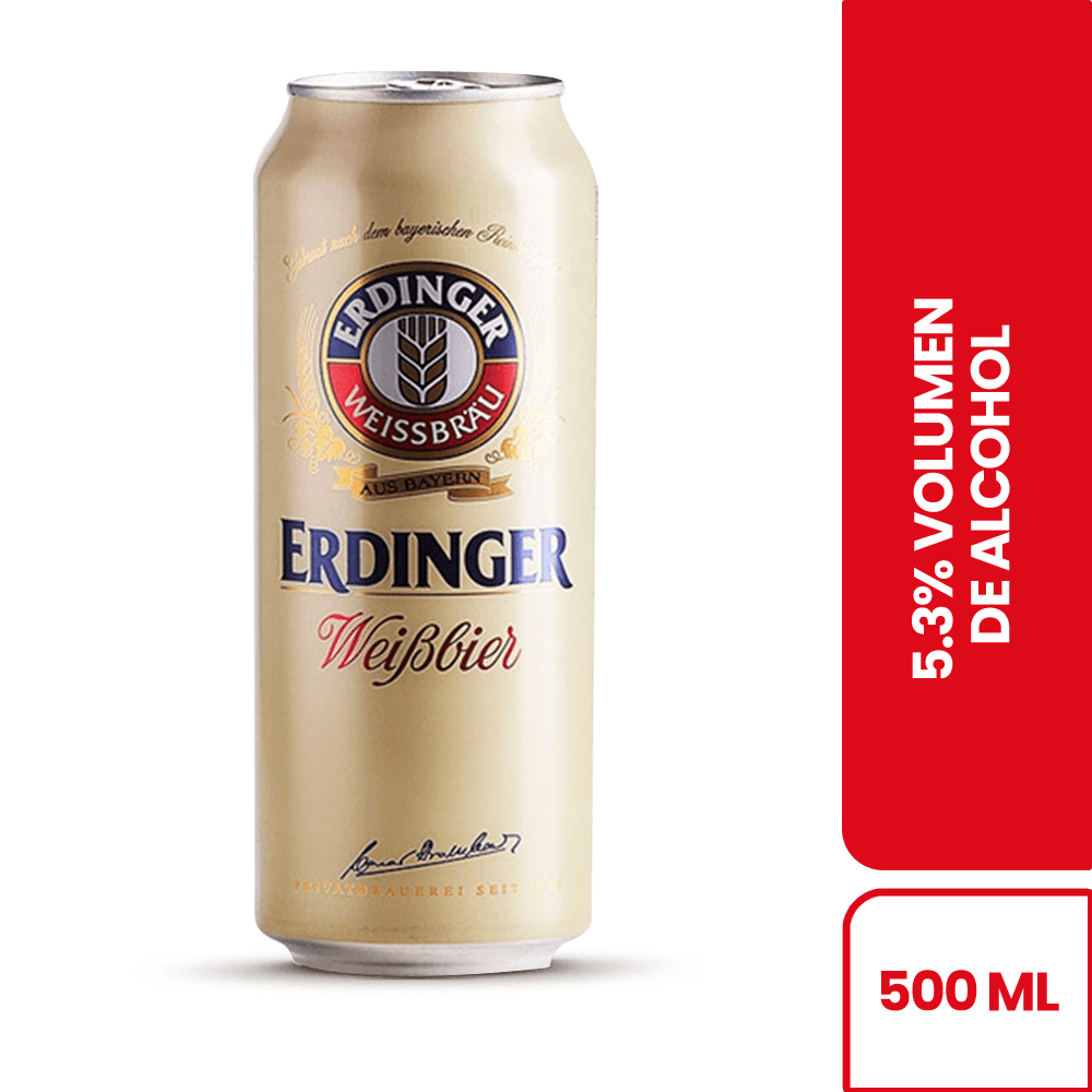 Cerveza Erdinger Weisbier Lata - 2