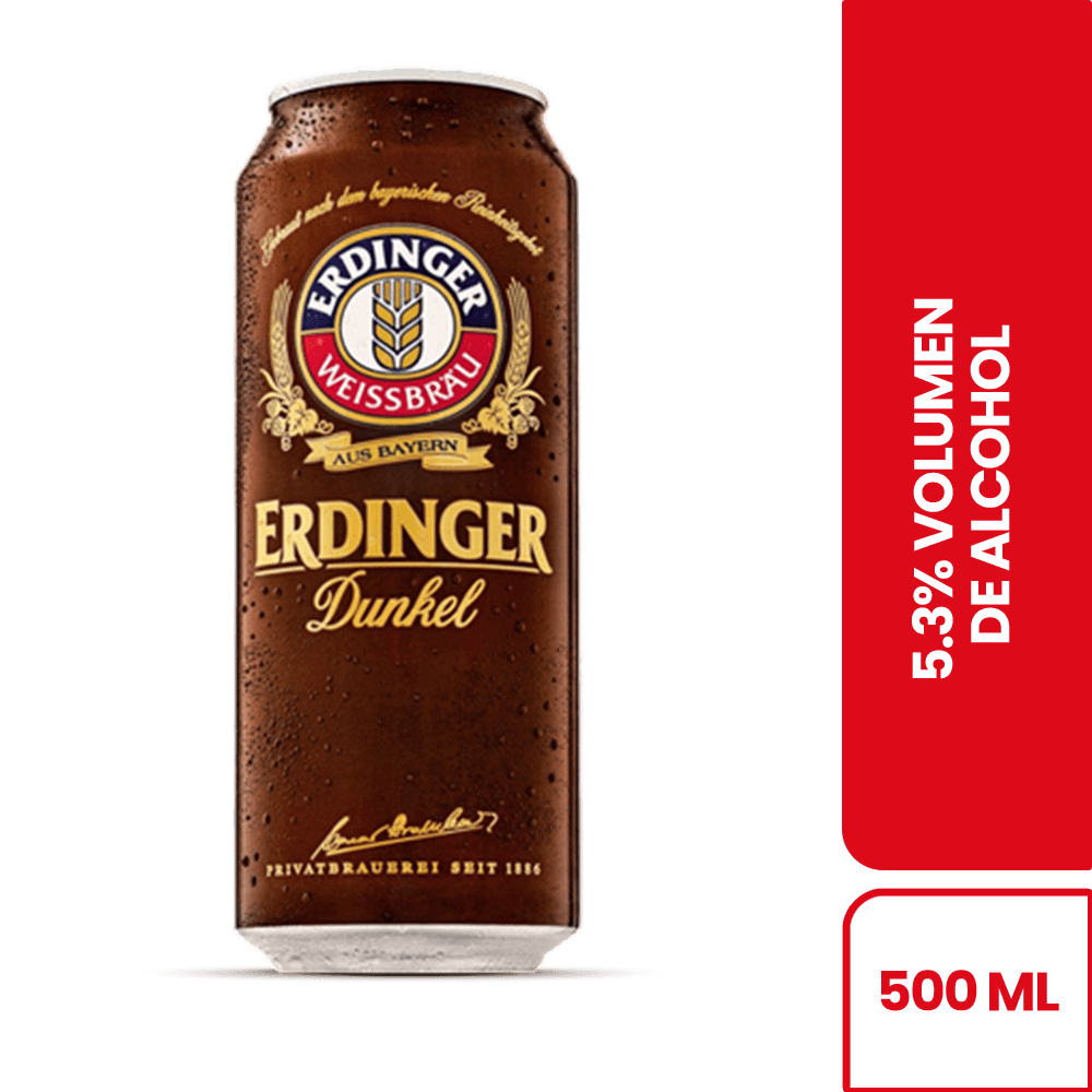 Cerveza Erdinger Dunkel Lata - 2