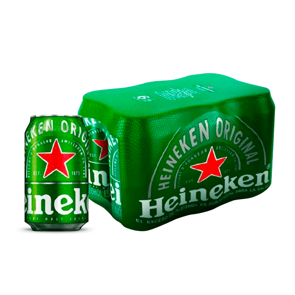 Cerveza Heineken Lata X6 - 1
