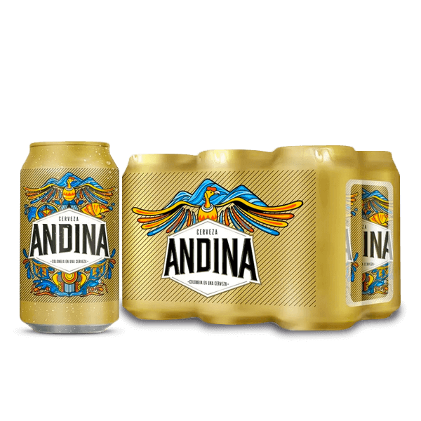 Cerveza Andina Lata X6 - 1