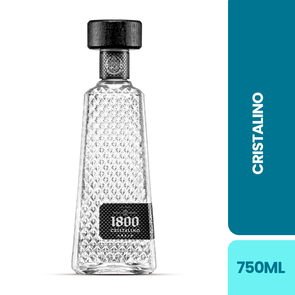 Tequila Cristalino Añejo 1800 - 2
