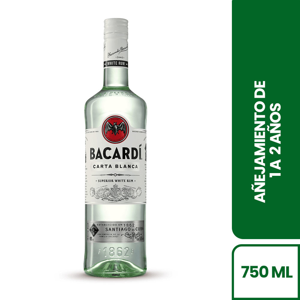Ron Bacardi Carta Blanca Superior - 2
