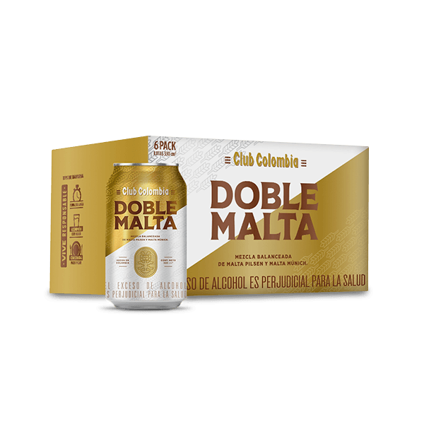 Cerveza Club Colombia Doble Malta Lata X6 - 1