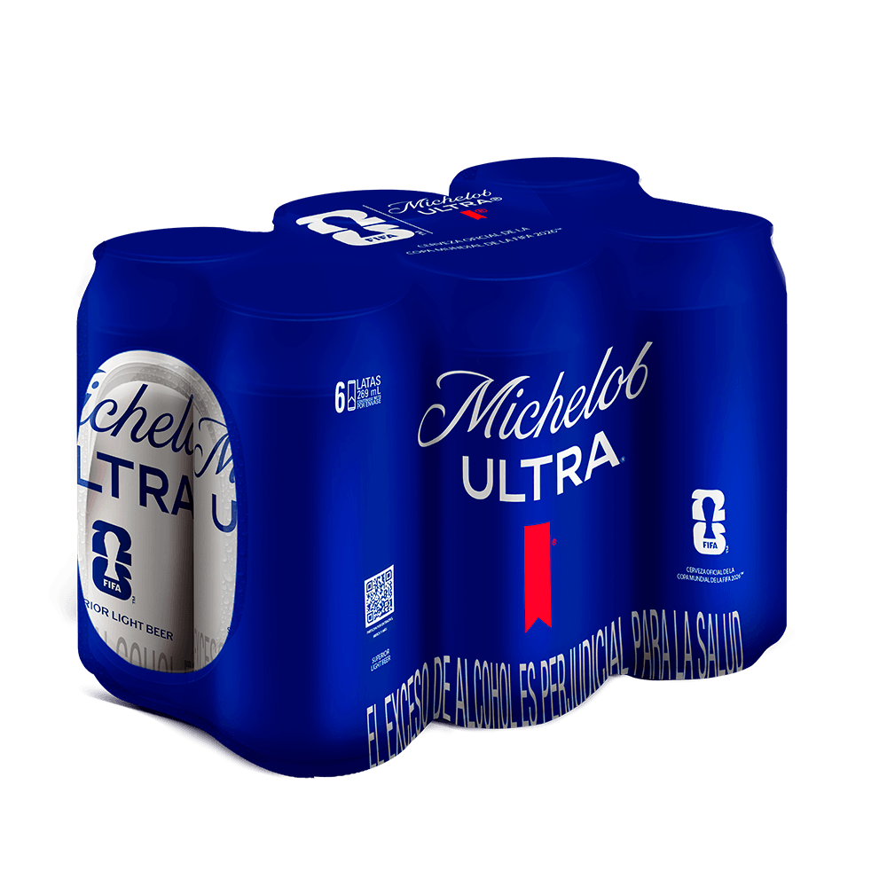 Cerveza Michelob Ultra Lata X6 - 1