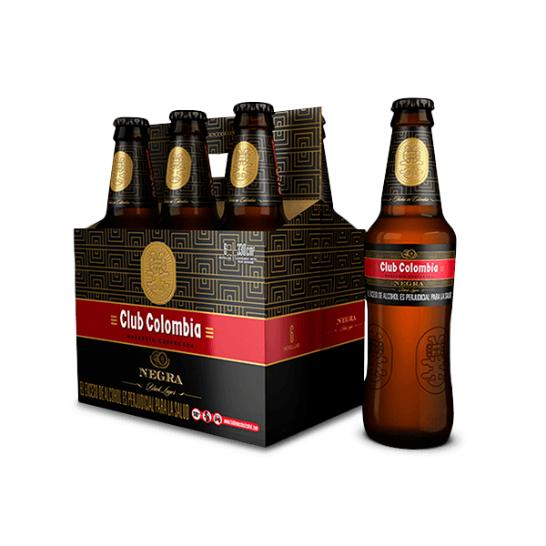 Cerveza Club Colombia Negra 330ml X6 - 1