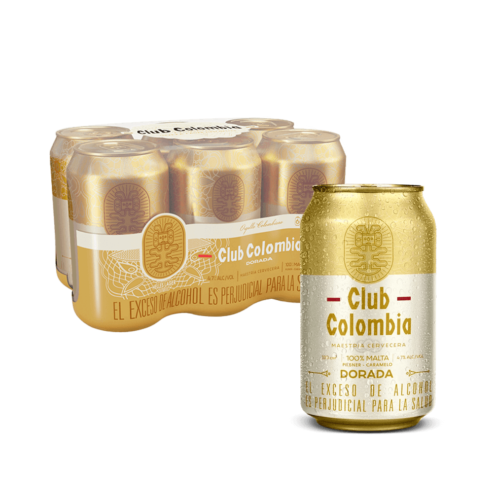 Cerveza Club Colombia Lata X6 - 1