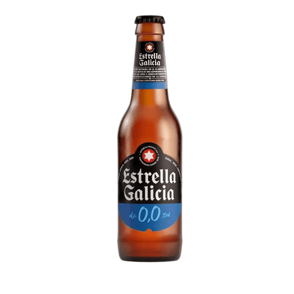 Cerveza Estrella Galicia 0.0 Botella - 1