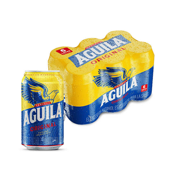 Cerveza Aguila Lata X6 - 1