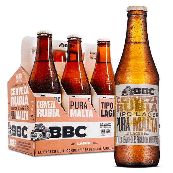 Cerveza Bbc Lager X6 - 1