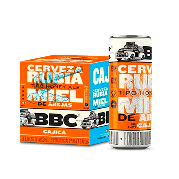 Cerveza Bbc Cajica Lata X4 - 1