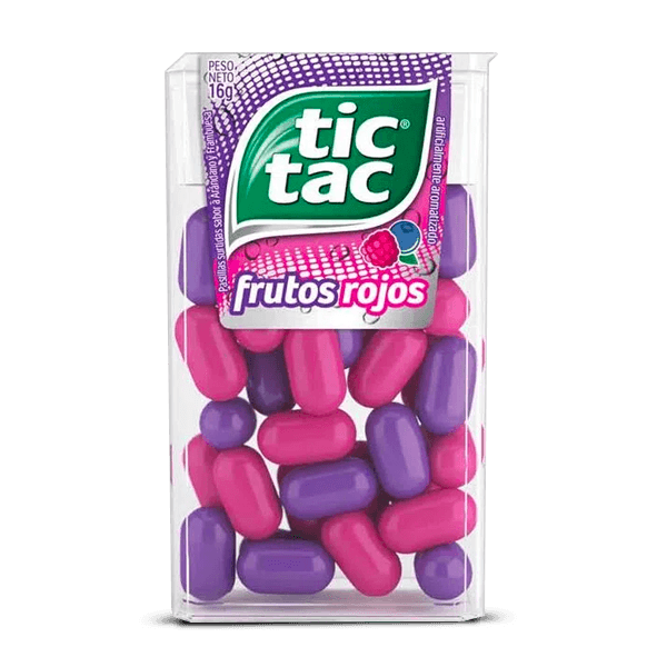 Dulce Tic Tac Frutos Rojos 16gr - 1