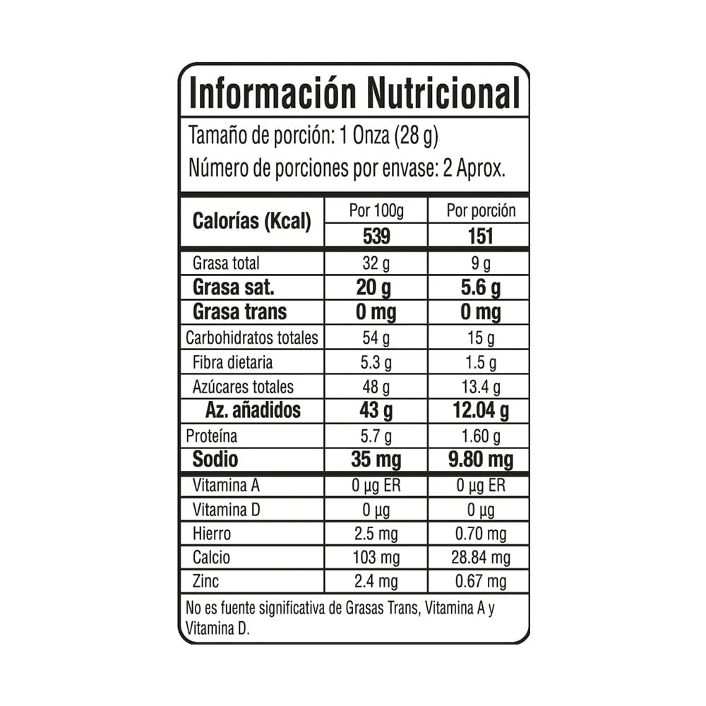 Grageas Cocoa Fusion Café 40% Cacao - 2