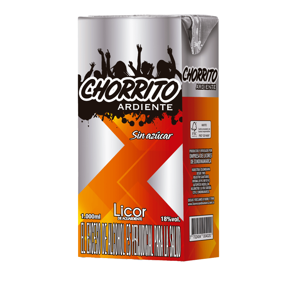 Aguardiente Chorrito S/A 1000Ml - 1