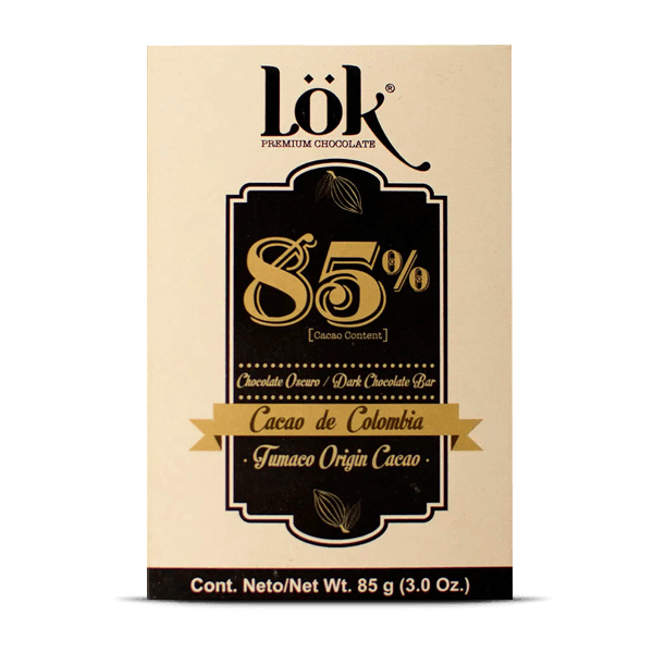 Chocolate Lok 85% Origen Colombia 85gr - 1