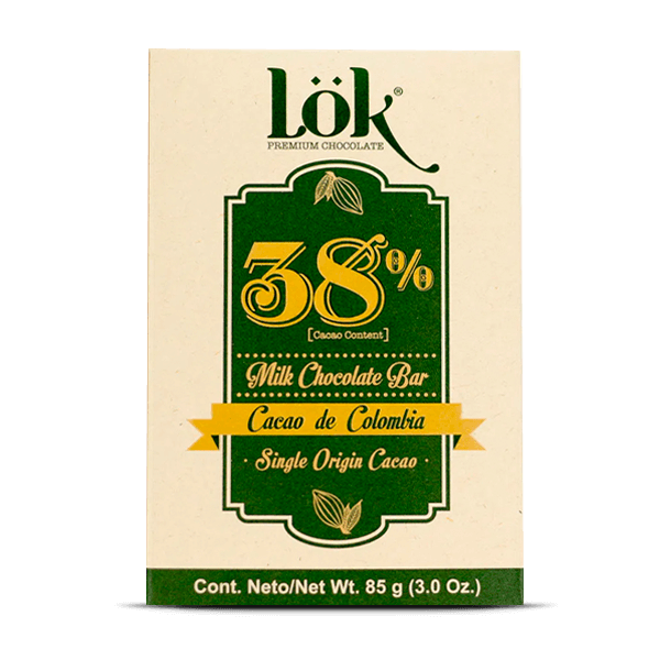 Chocolate Lok 38% Origen Colombia 85gr - 1