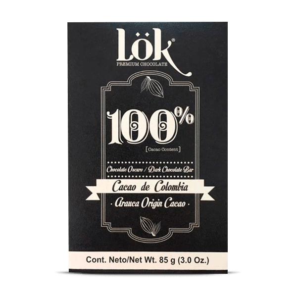 Chocolate Lok 100% Origen Colombia 85gr - 1