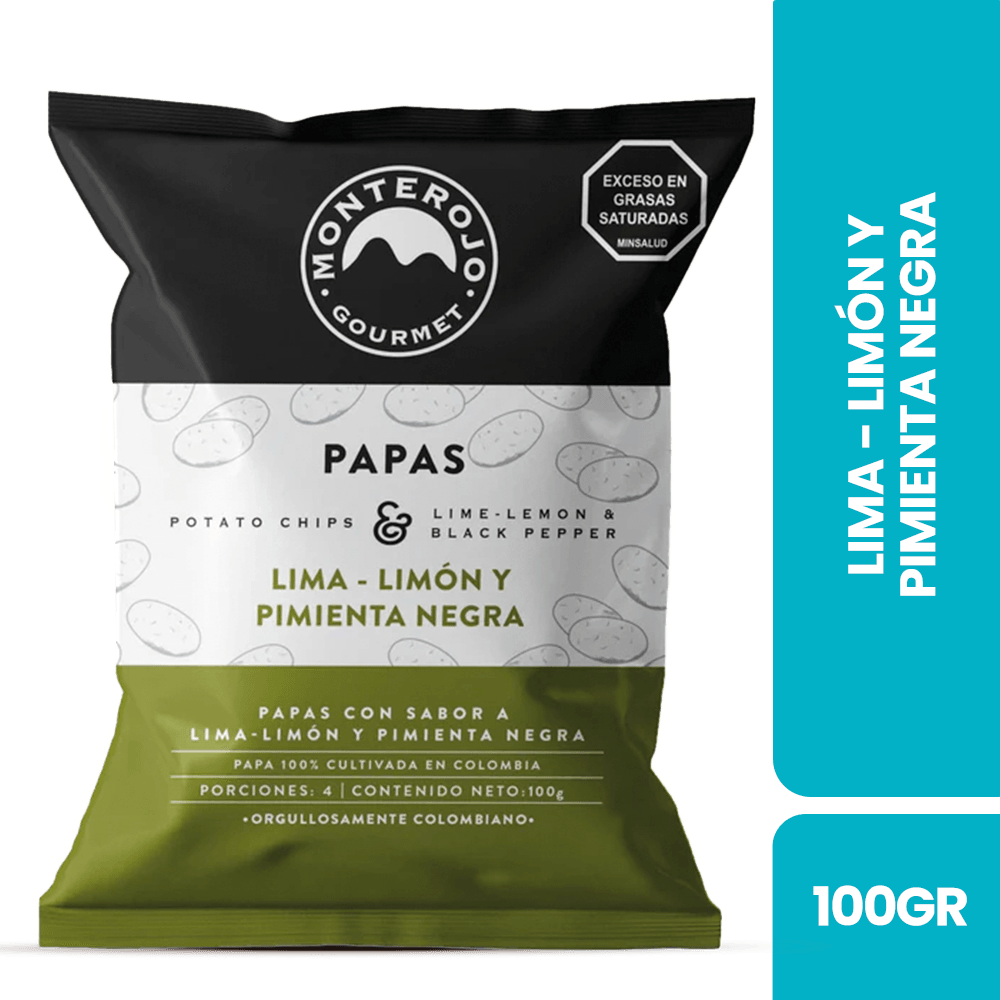 Papas Monte RojoLimalimon y Pimienta Negra - 2
