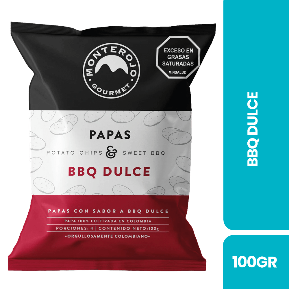 Papas Monte Rojo Bbq Dulce - 2