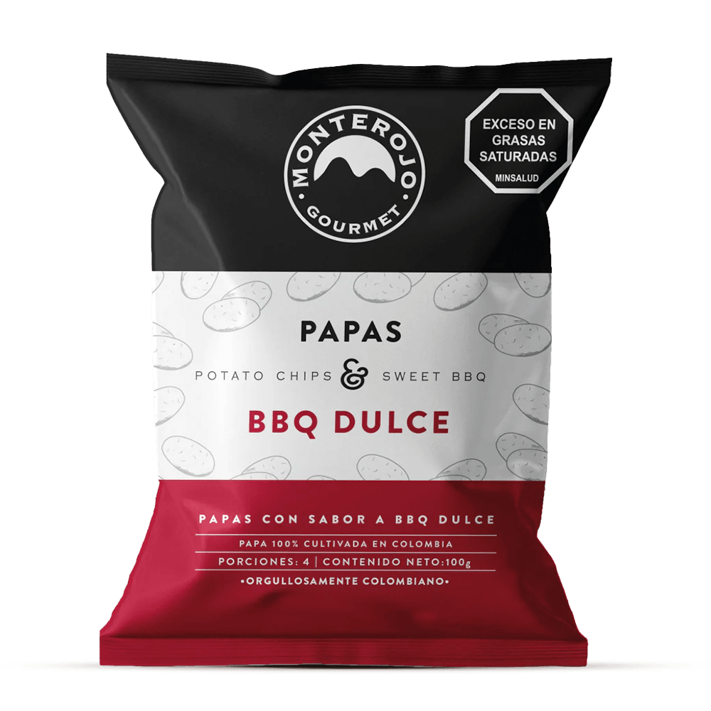 Papas Monte Rojo Bbq Dulce - 1