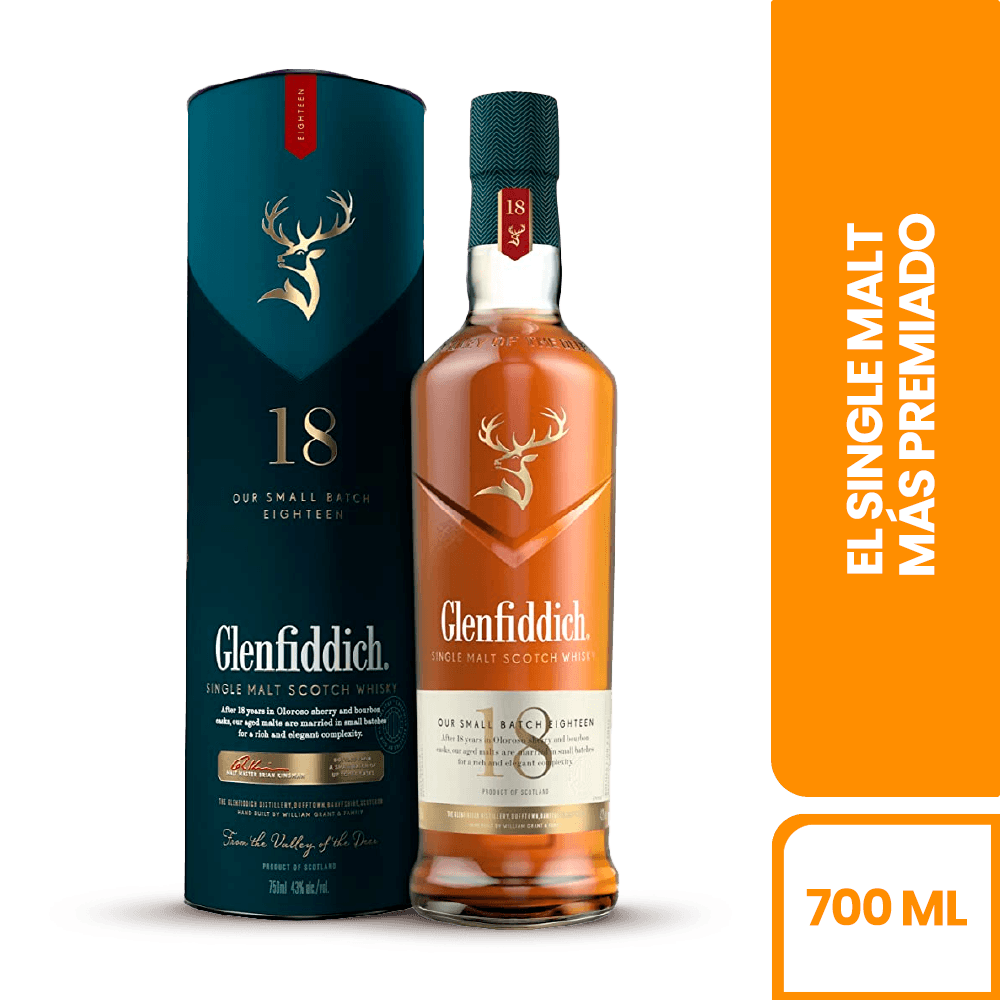 Whisky Glenfiddich 18 Años - 2