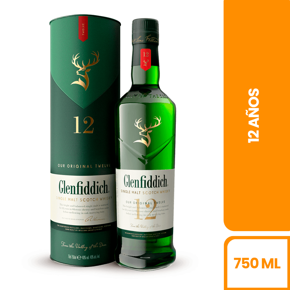 Whisky Glenfiddich 12 Años - 2